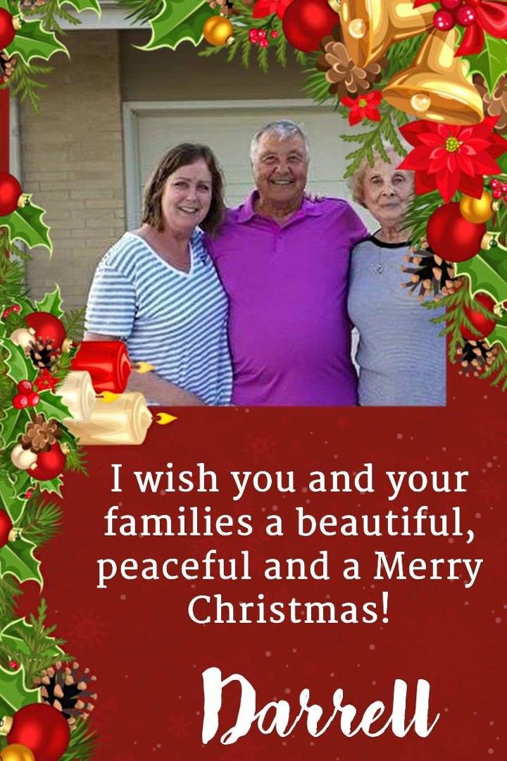MERRY CHRISTMAS TO ALL MY FAMILY AND FRIENDS