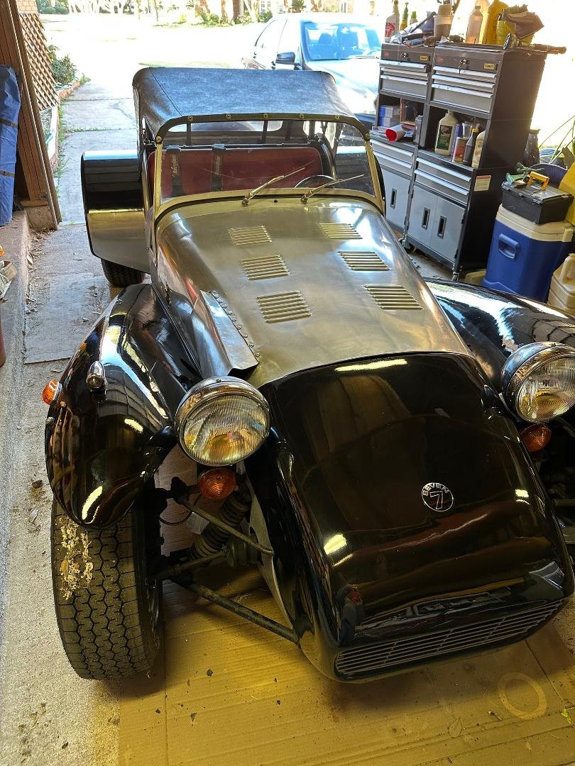 Drove my Lotus 7 for the first time today. A very quick little car.