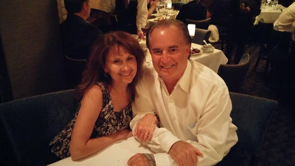 Val & me at Ruth's Chris celebrating our 25th anniversary....a couple of days early.
