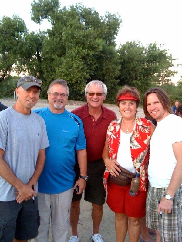 Back stage with Sawyer Brown and Gay and Don Ross