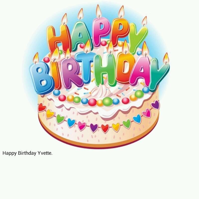 Happy Birthday Yvette!