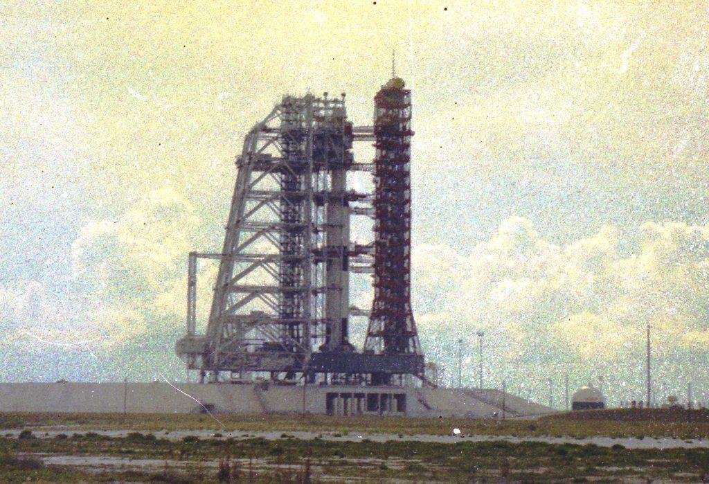 Sorry to hear that Neil Armstrong passed away. Here is a picture I posted awhile back. It is the Apollo 11 Saturn V on the pad, when I visted there in July 1969.