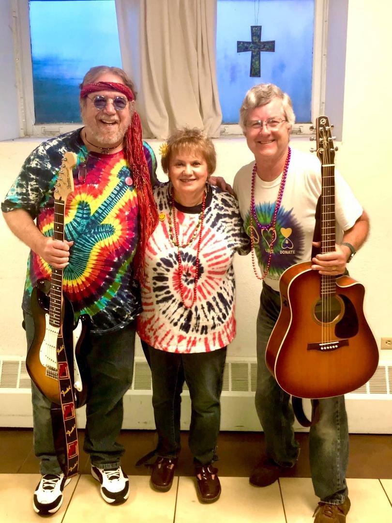 ‘67 Summer of Love! The “60s Something Band” with a night of music from 1967, (most of us turned 67 this year)! Me, Marjorie Markusen and the Somewhat Reverend James Erlandson, all together from the music program at Augsbur