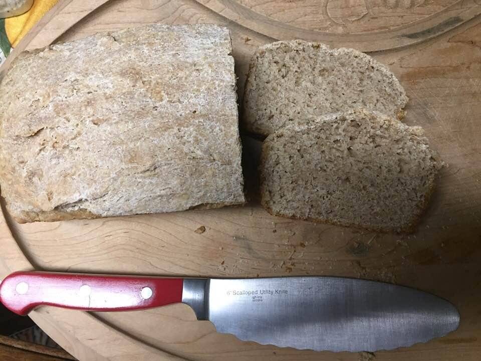 Amazing isn't it. No brewers yeast used, yet it is light and airy, and tangy. The Amish use a milk yeast, some make a potato yeast culture. It's another twist on the fermentation process.