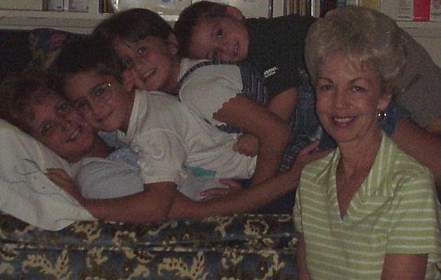 About 20 years ago Sandy,Stephen,Hannah,Andrew and Aunt Eunice.