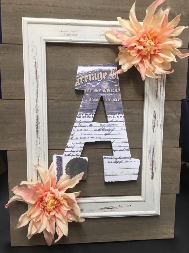 Got this beautiful picture that my daughter Christina Krejci made for John and my anniversary The picture doesn’t do it justice it is absolutely beautiful thank you Chrissy I love this❤️ has our marriage license on the let