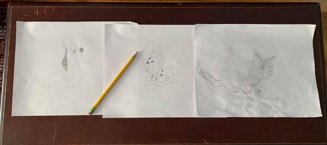 I love playing the drums but it nice to get away from it at times. My other outlet is drawing and I love it.
