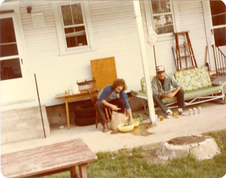 My brother Terry Bane and my Uncle Ed, 1982