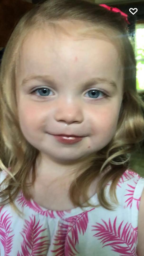 This is Miss Avery Lynn. She has the prettiest eyes and very cute ways. She will let you know what she thinks also. She is Tammy Mcgraw's granddaughter.
