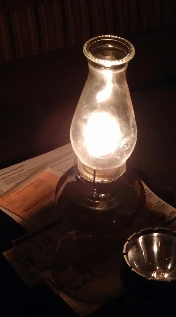 The Night the Lights Went Out in Georgia.... Ole 100 year old Gulf Coast Hurricane lights still worth their weight in Gold.... Question? Why does the power want to go off after dark???????