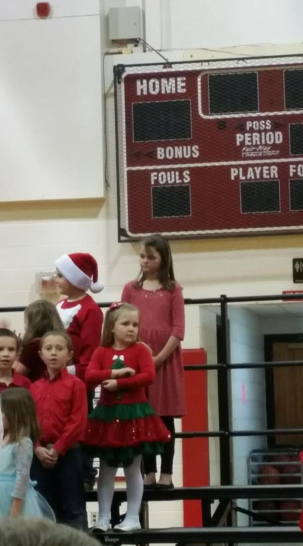 Chelly's christmas program she did so good
