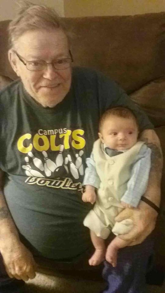 My great grandson Kaleb