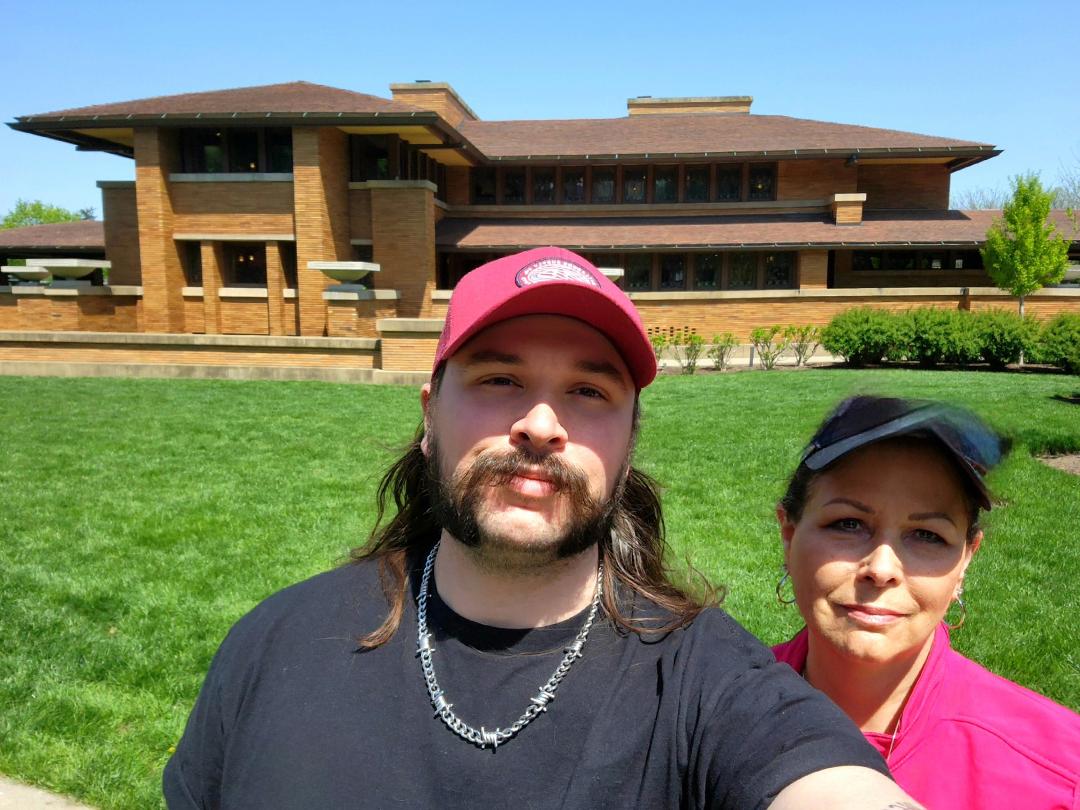 Spending birthday/mother's day with my boy in Buffalo.