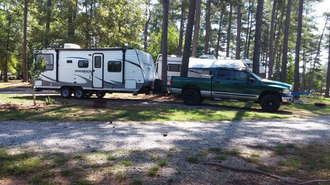 Camping at KOA Gaffney SC