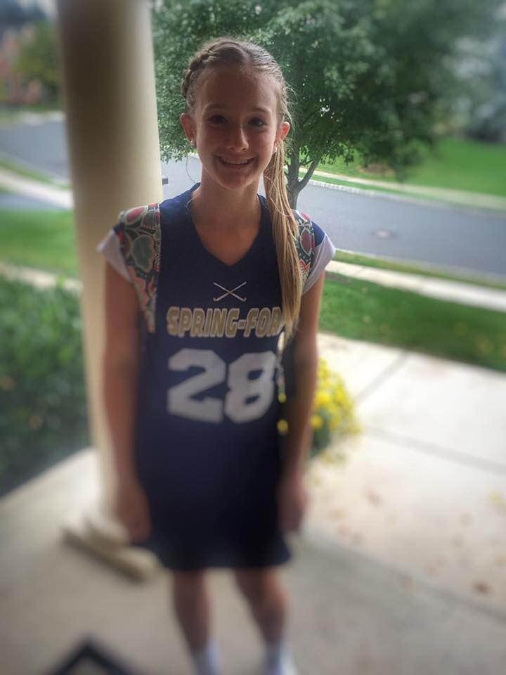 Congratulations to our Granddaughter Morgan for making Varsity on the Middle School Field Hockey team. So proud of you. 💛💙 She always makes us proud beyond words. Can't wait to see her first game this afternoon!