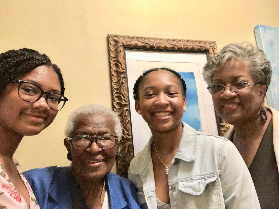 Sunday afternoon with Mama Sadie and my Grand-daughters