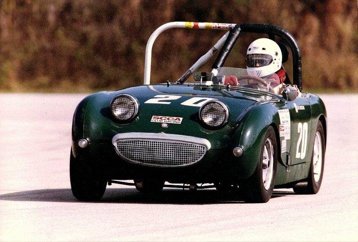 Vintage Sportscar Racing in my 59 Austin Healey - 1990