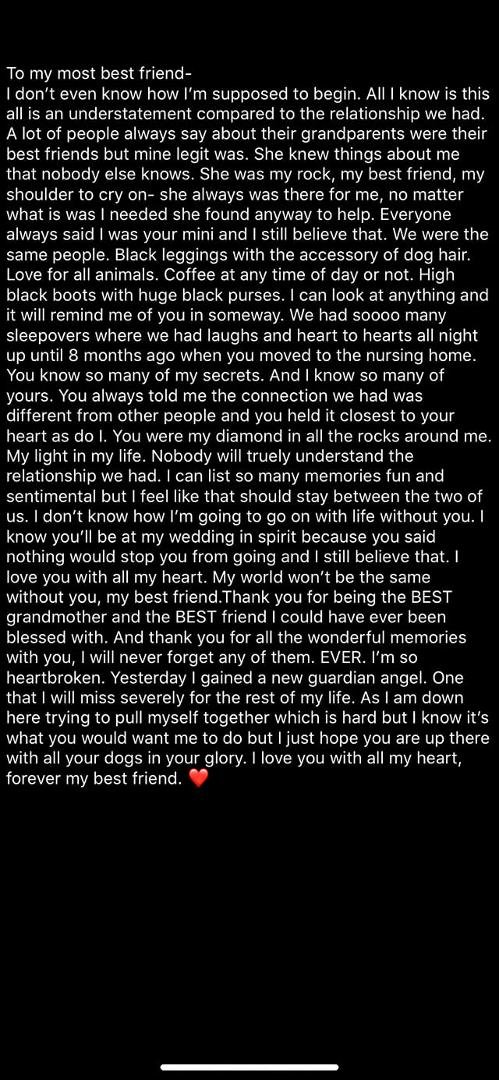 This was written by my daughter Christina Leon