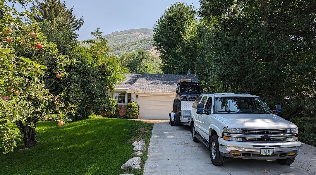 Leaving our 3 week home in Utah, just north of Salt Lake City.
