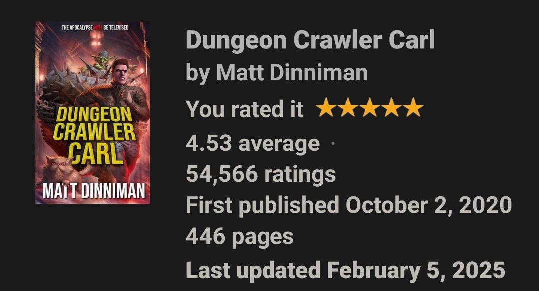 If you're a fan of LitRPG or just fun books I highly recommend this book. It's so much fun!