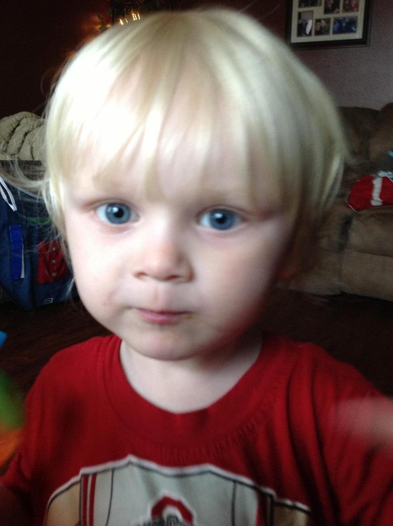 I had to sneak this picture of Matthew lol He HATES having his picture taken now :(
