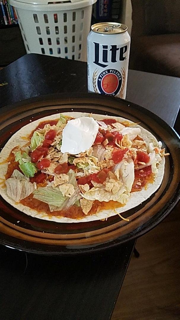My ghetto taco pizza