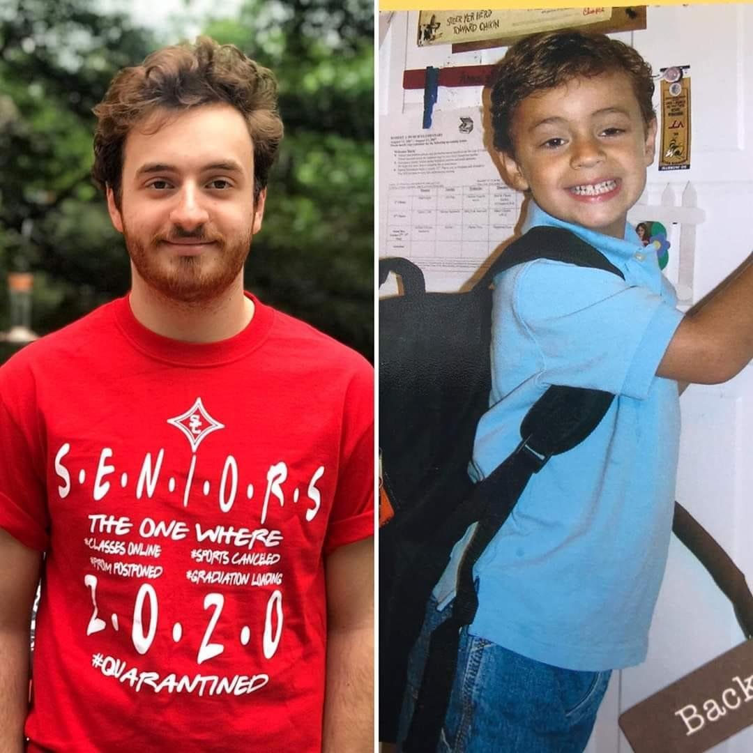 How did this happen? Where have the years gone? My graduating grandson will (with🤞) have an actual graduation ceremony in August.