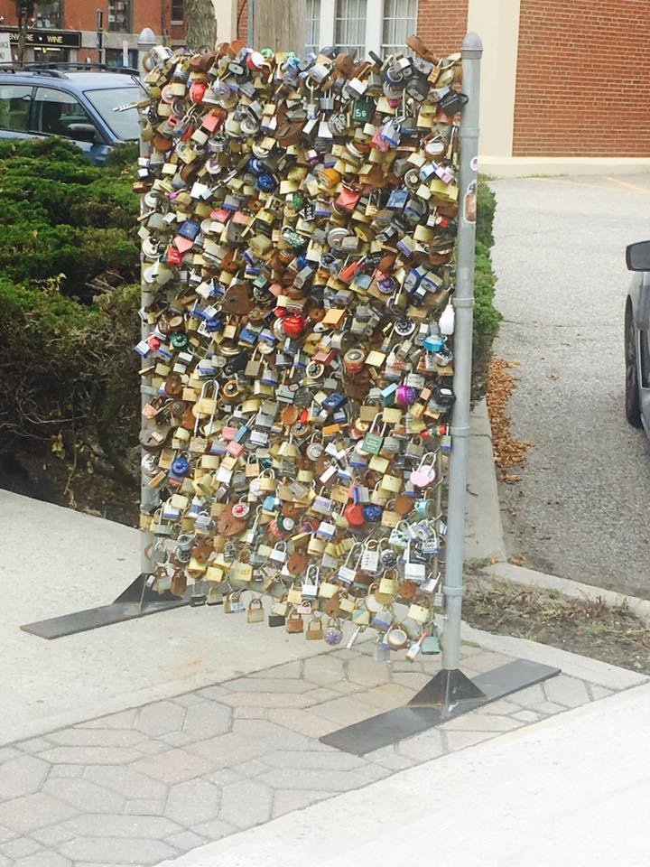 Locks on the wharf...