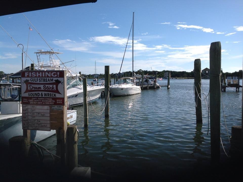 Dinner on silver lake tonight. Ocracoke