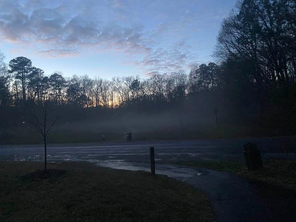 St. Patrick’s day or Halloween?
Pretty foggy out tonight!