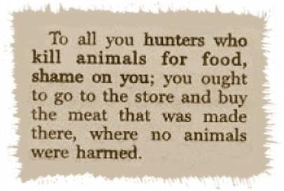Attention all you hunters.....Shame on you!