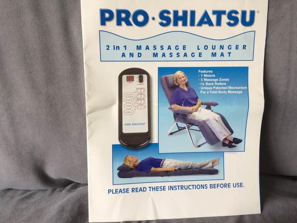 2 in 1 Massage Lounger and massage mat,  

Asking $50