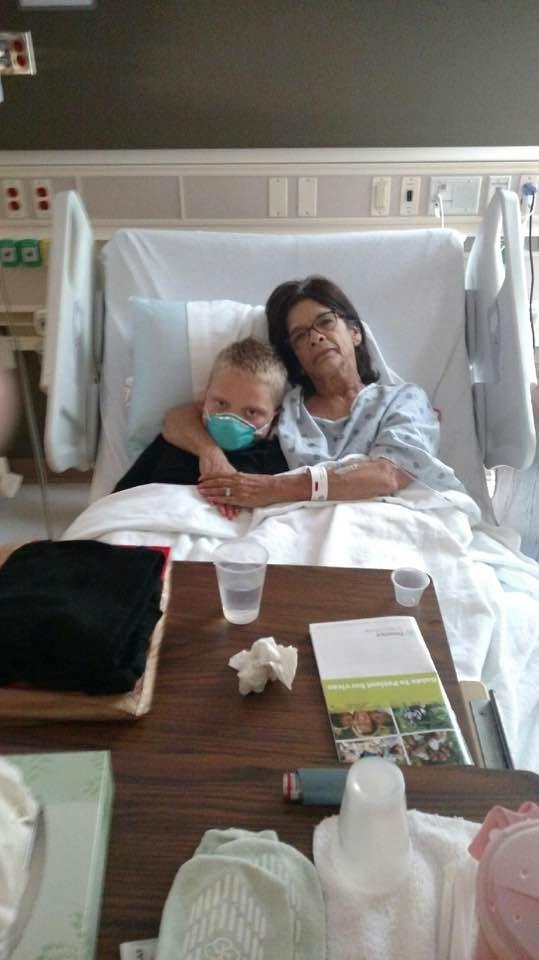 My grandson came for a visit...love him!