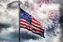 HAPPY BIRTHDAY TO AMERICA ! MAY GOD BLESS YOU !
