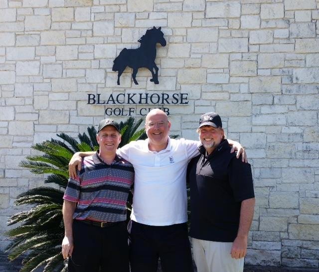 Kurt Orr and I met in Kindergarten and will be celebrating 50 years of friendship next year. Grateful for our yearly get togethers. Golfing in Houston yesterday with another childhood friend, Russell Grove, was a blast!!!!