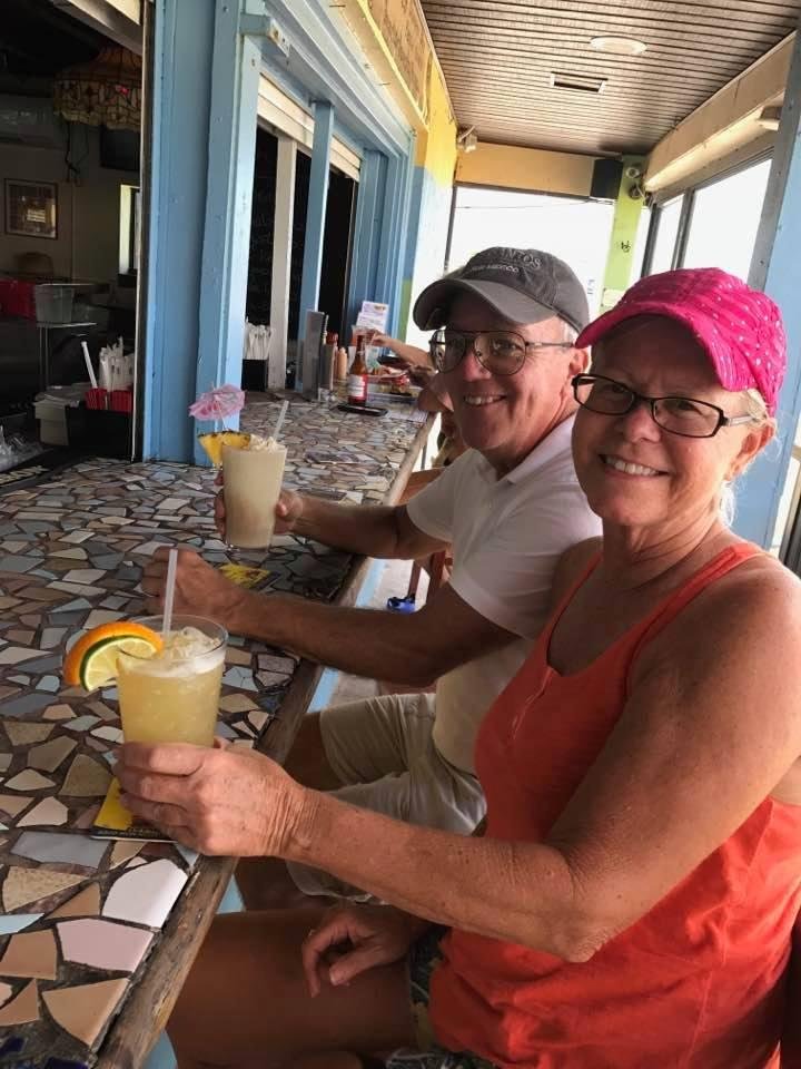 After a round of golf at mahogany run ..... island libations