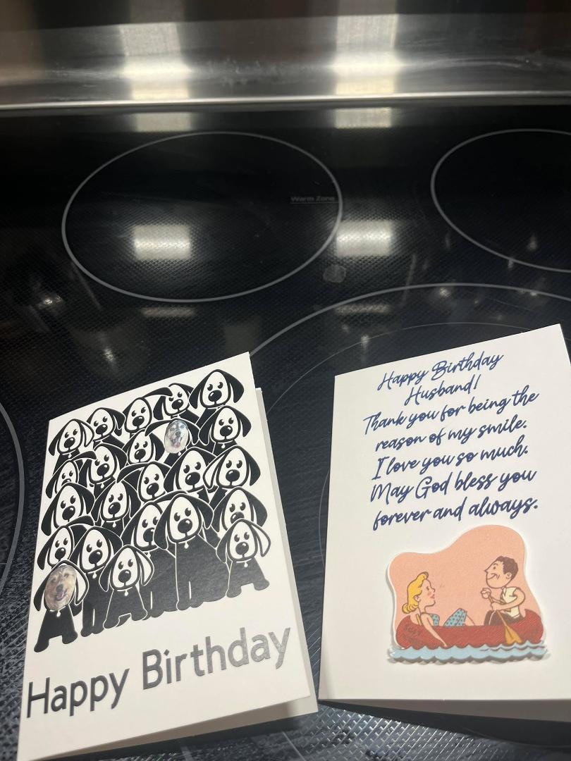 From Maria’s home made cards to everyone’s birthday wishes ! There is no greater gift than the giving of your time!! I am humbled ! thanks so much!