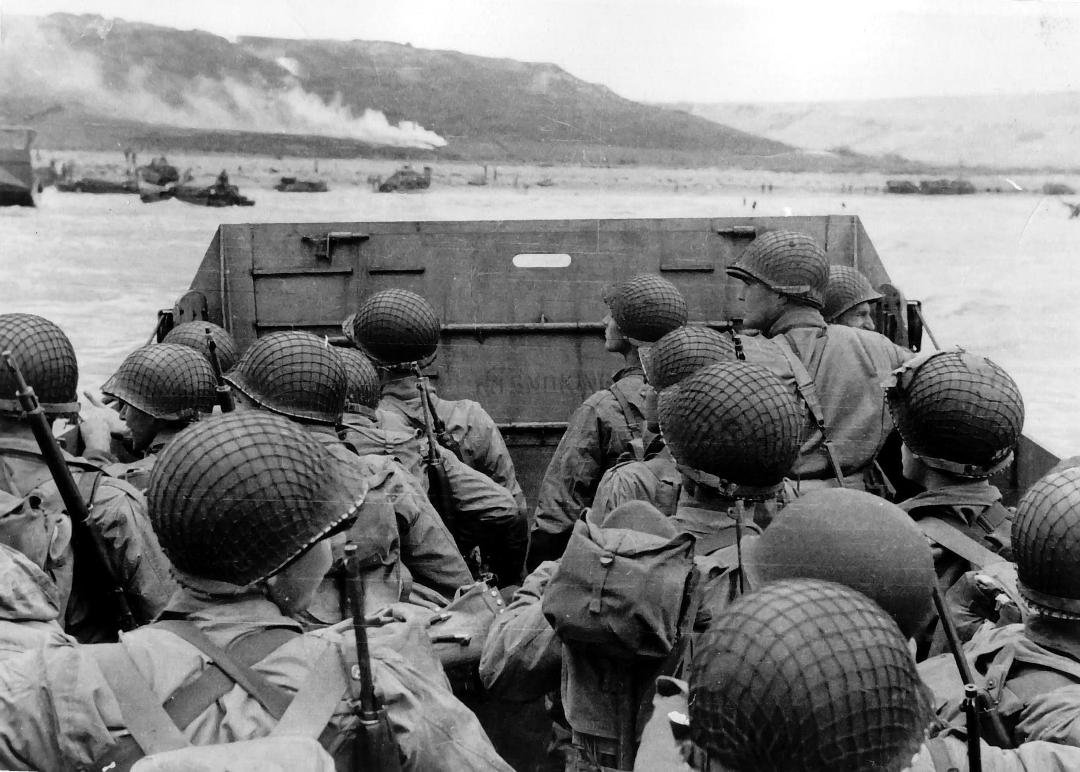 The original Anti-Fa landing in Normandy in 1944 in Higgins' Boats.  :-)  I gather the anti- AntiFa now would be the Booger Boys or neo-nazis?  :-)  I had the honor of knowing one of the drivers of one of the boats that day