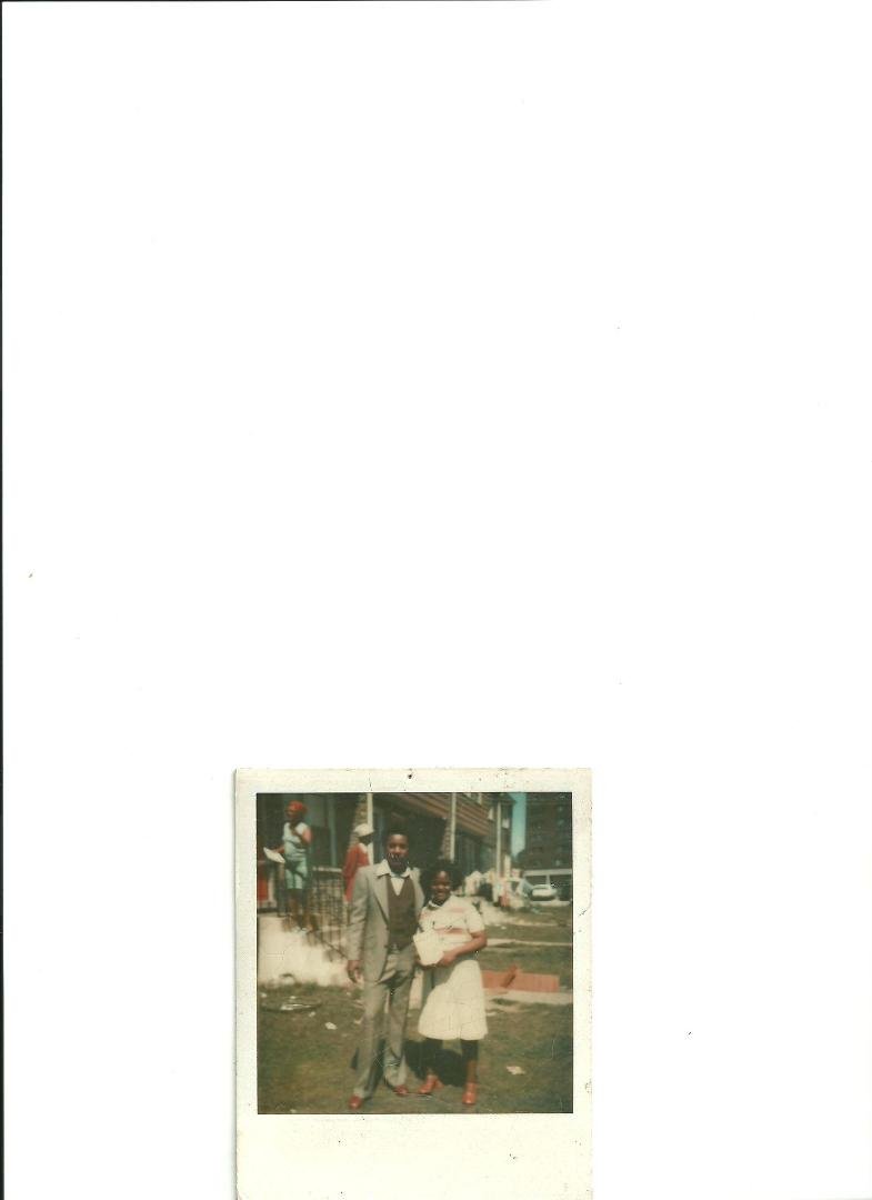 My dad and I -high school graduation(1980)