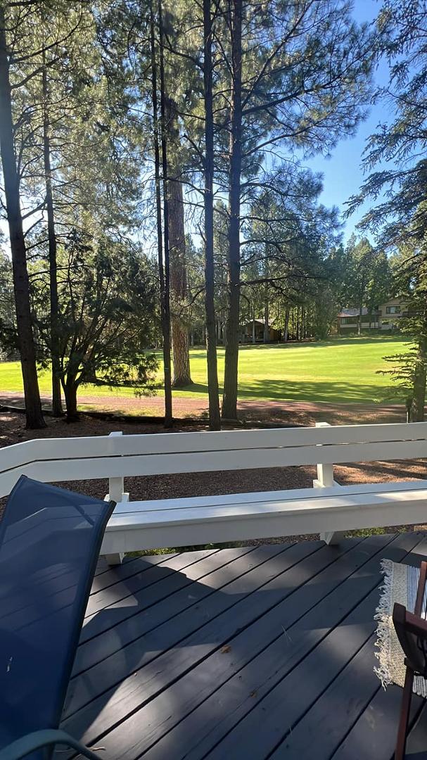 Starting our annual vacations in the White Mountains at 7,200 ft. elevation on the 6th hole of the Pinetop Lakes Golf and Country Club. What a way to escape the searing heat of Scottsdale. Wish you all were here.