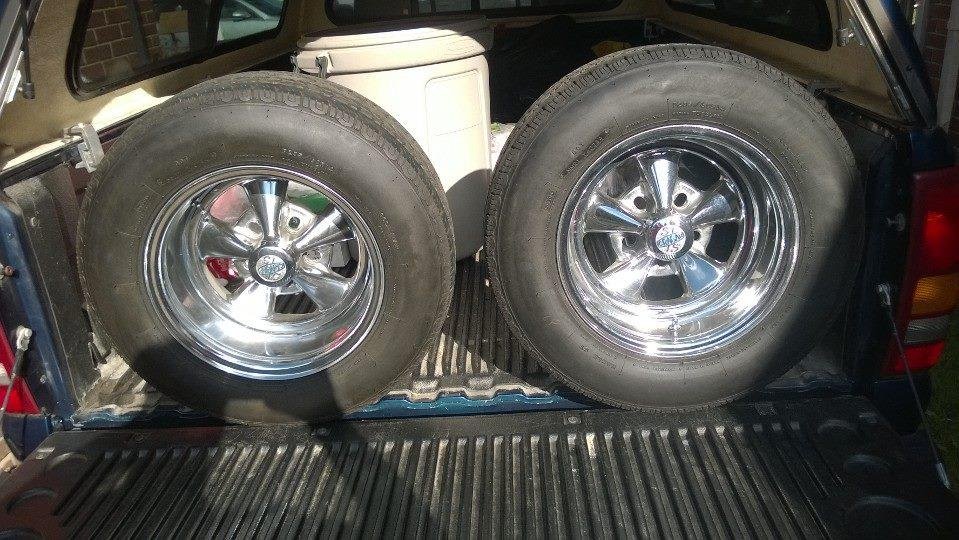 14X8 Cragar S/S Mags with Eagle GTs. First $200 takes them. Michigan West suburbs area.
