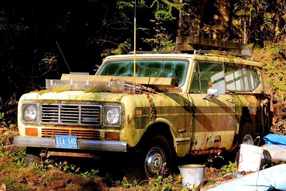 1976 International Scout. Very Low Klm- However the back has been attacked by Cancer... Still many parts for a restoration project
