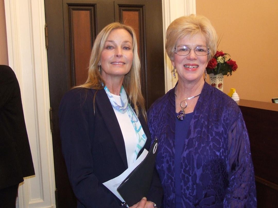 This is what a 10 looks like:) Bo Derek visited our office today :)