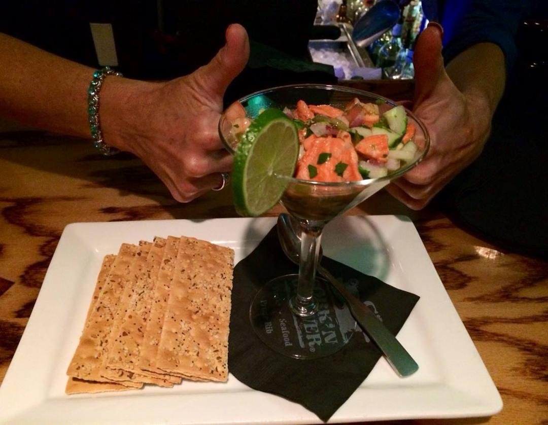 Wild Alaskan Salmon Appetizer