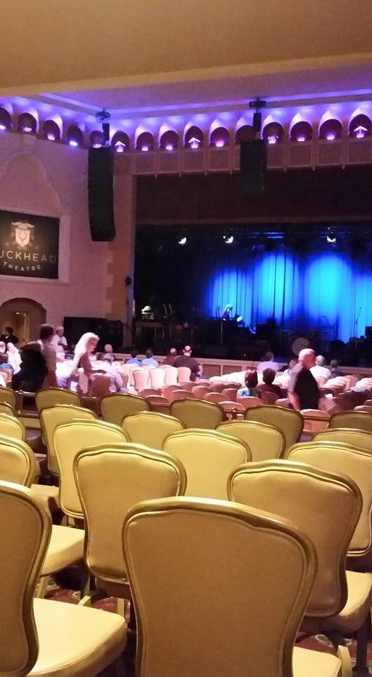 Waiting for Stephen Stills to appear in this tiny theatre!
