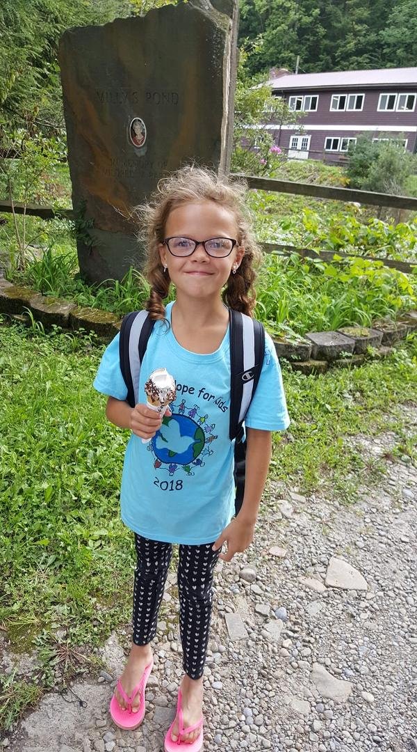 Farrah at Camp