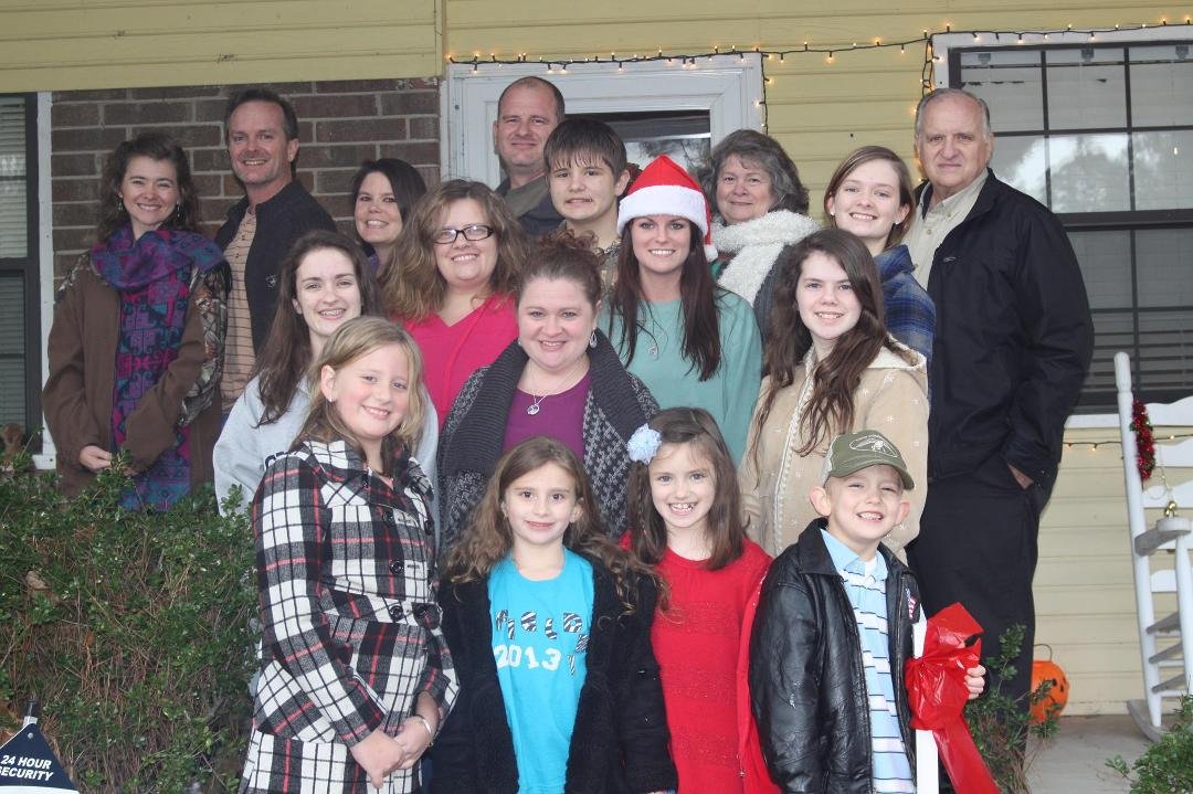 Christmas at my house with all the family