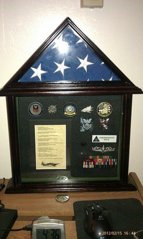My shadow box from my retirement luncheon today. Thanks, NATEC.