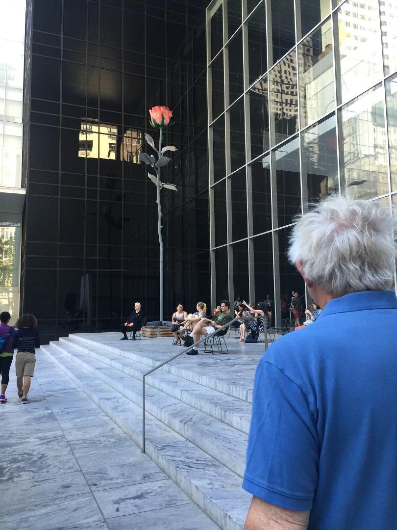 In NYC at MOMA with Jeff and friends Shirley & Barry