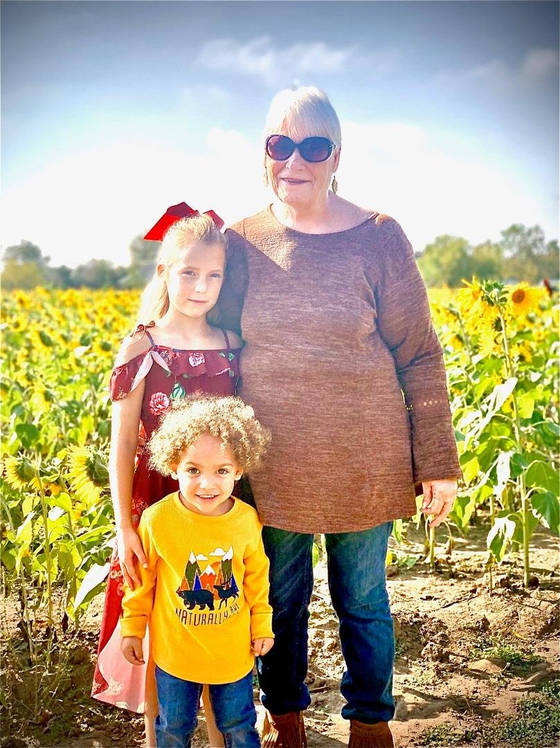 Three of my favorites, Janie, Bryn and Avi at the pumpkin patch today...